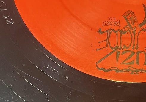 guns n' roses live like a suicide deadwax "sterling" stamp