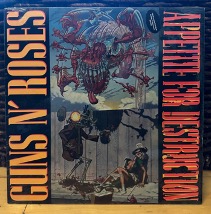 guns n roses, vinyl record, vinyl record grading company