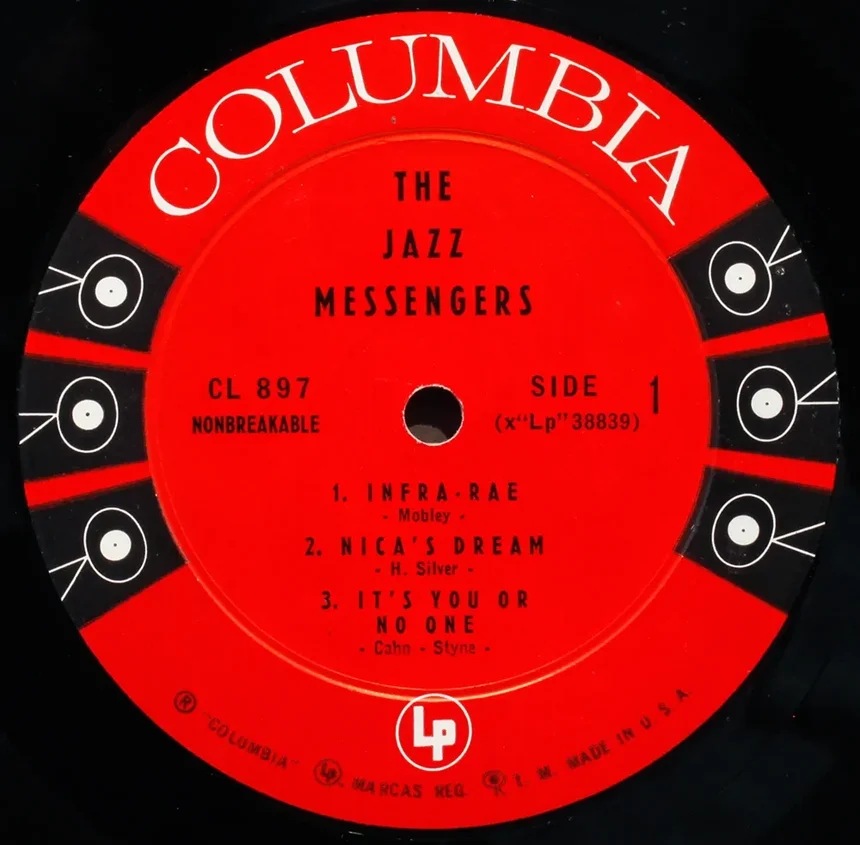 columbia "six eye" label