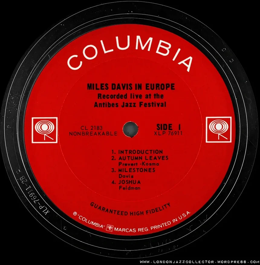 columbia "two eye" label